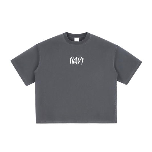 "Boxy Basics" Tee (Haze Gray)